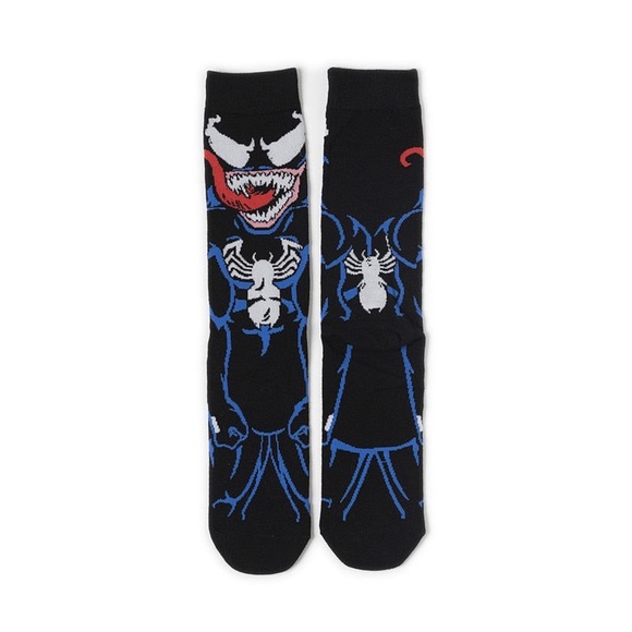 3 Pair of Crew Socks, IT-PENNYWISE, Freddy Krueger & Venom Horror Socks - Picture 8 of 16